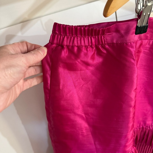 Terramina Ruffled Layers Formal Maxi Church Skirt 26 Pink Fuschia - Picture 5 of 14